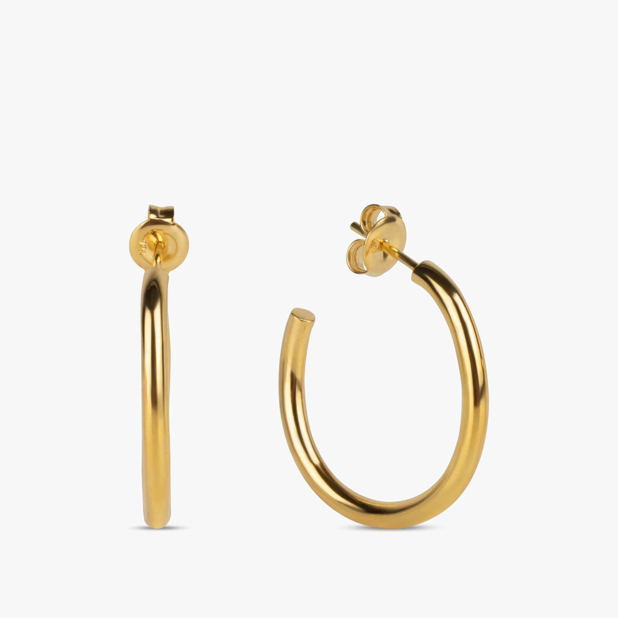 Martine Viergever, Trochus Big Earrings Gold