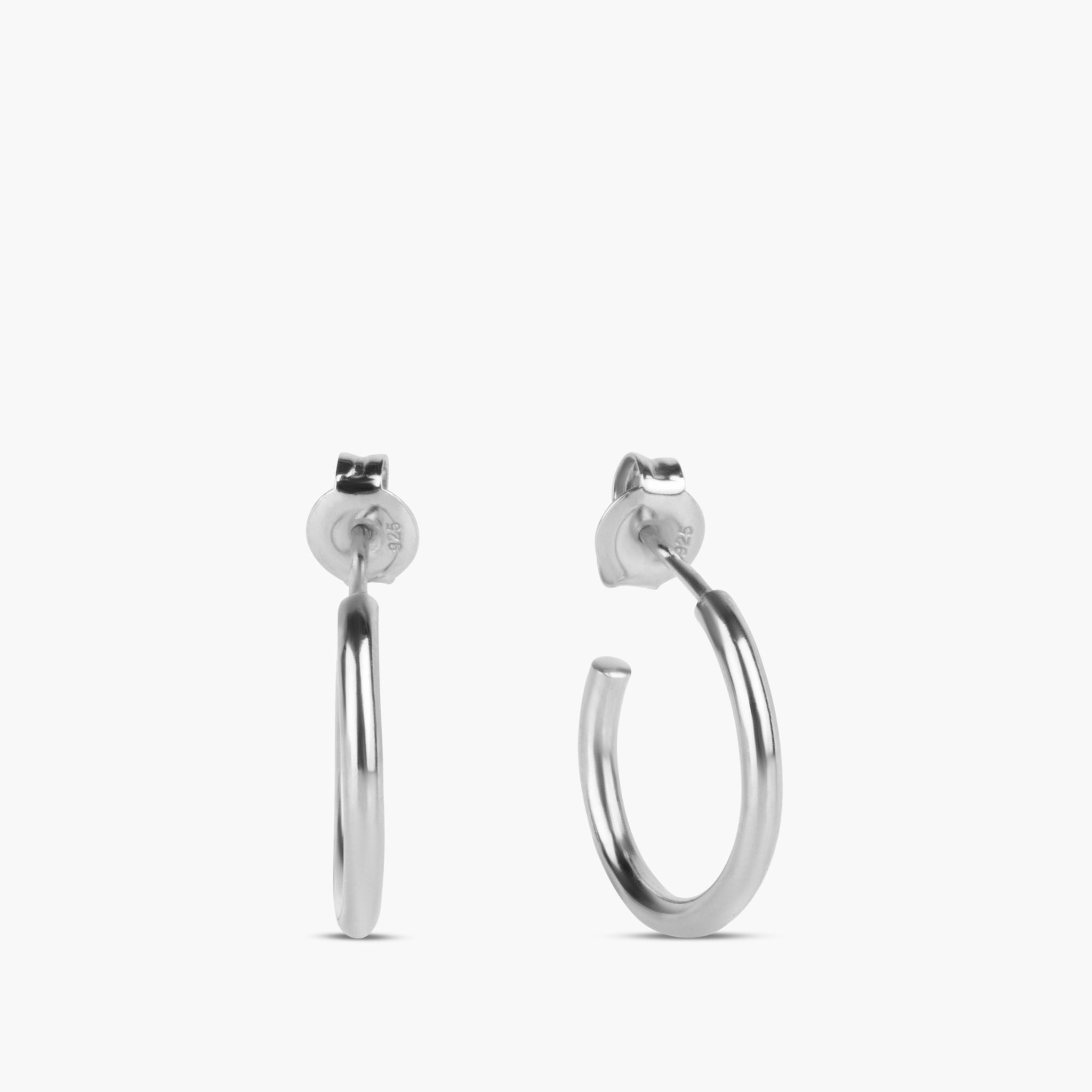 Martine Viergever, Trochus Small Earrings Silver